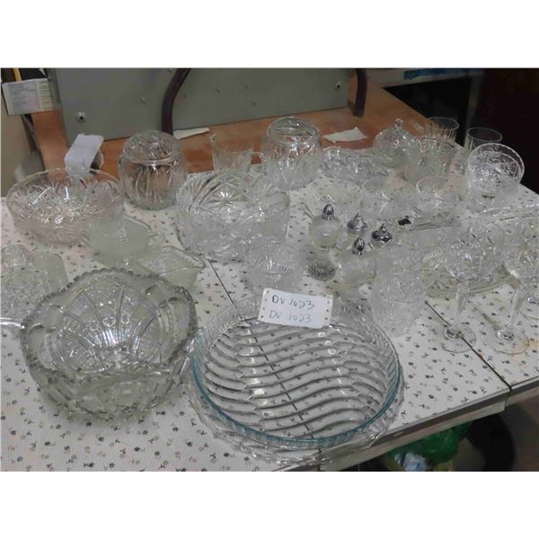 Crystal/Cut Glass , Glasses , Vases , Cream and Sugar , Plus 