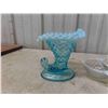 Image 6 : Fenton Vase, Dishes, Hen on Nest Candy Dish 