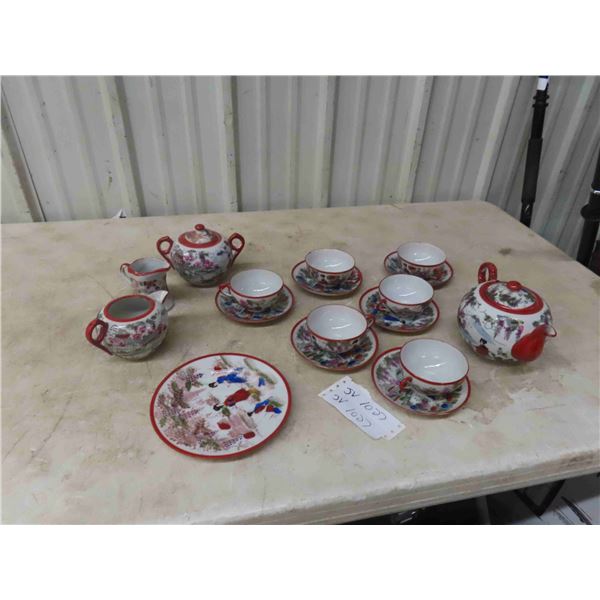 Japanese Tea Set with Tea Pot 