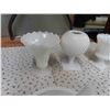 Image 3 : Milk Glass Vases, Hen on Nest (Chip on Base) 