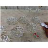 Image 6 : Carnival Glass Tray , Salt and Peppers & Nappy 