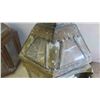 Image 10 : 2 Exterior Brass Lanterns - Masonic Temple 16 1/2'' Tall (Some Glass is Broken, See 