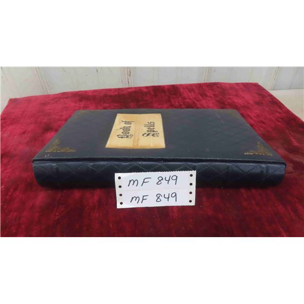 Leather ''Book of Spells''