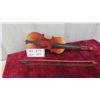 Image 1 : Vintage Violin with Bow Made in Germany Needs a lot of TLC 