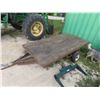Image 1 : Bumper Hitch Flatdeck Trailer 4ft x 8ft No Deck *No TOD