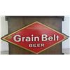 Image 5 : 'Grain Belt Beer'' Plastic Sign 11 1/2'' x 14'' *Some Damage on Edges, See Photos 