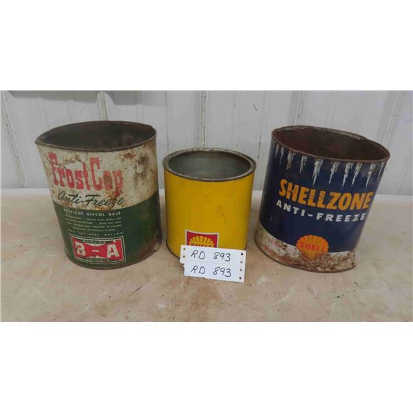 BA and Shellzone 1 Gallon Cans , Shell 5lbs Can 