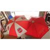Image 2 : 2 Coca Cola Patio/Beach Umbrellas 