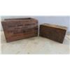 Image 1 : Small Arms Ammo Crate 15 1/4'' x 9 1/2'' x 9'' , Horse Shoes Nails Crate 12'' x 5 3/4'' x 6 1/4'' 