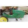 Image 7 : John Deere Metal Kids Pedal Tractor - Front Axle is Broken , Wheel Missing (See Photos) 