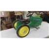 Image 8 : John Deere Metal Kids Pedal Tractor - Front Axle is Broken , Wheel Missing (See Photos) 