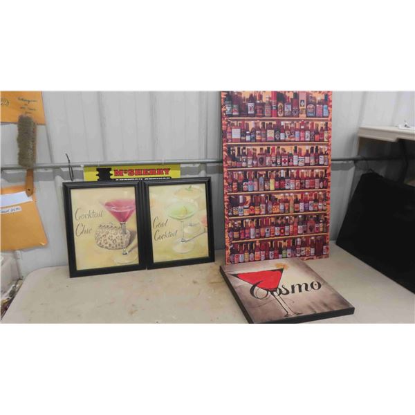 4 Pictures Largest Measures 24'' x 36'' 