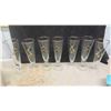 Image 2 : 5pce Vintage Canister Set , 4 Melmac Cups with Saucers, Wine Chilling Bucket, 7 