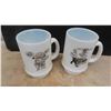 Image 5 : 5pce Vintage Canister Set , 4 Melmac Cups with Saucers, Wine Chilling Bucket, 7 