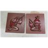 Image 6 : Wall Art - Largest Measures 11'' x 19 1/2'' 