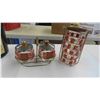 Image 3 : Courvoisier Ice Bucket, 5 Stacking Ashtrays with Stand , Pipe Holder, New Old Stock