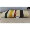 Image 1 : 2 Hudson Bay Blankets - 1 Has Tear, See Photos 