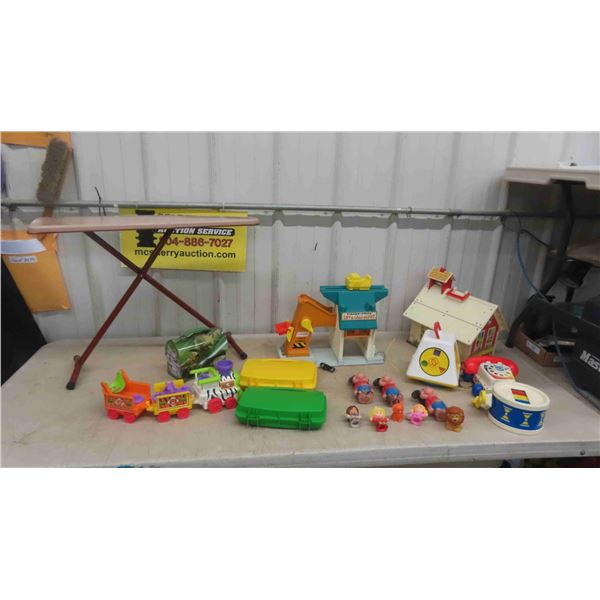 Fisher Price School House , Lift , Load Depot , Telephone , Kids Ironing Board &