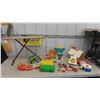 Image 1 : Fisher Price School House , Lift , Load Depot , Telephone , Kids Ironing Board &