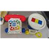 Image 2 : Fisher Price School House , Lift , Load Depot , Telephone , Kids Ironing Board &