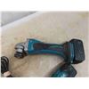Image 2 : Makita 18V Tools: (2) 1/4'' Impact , Angle Grinder, Drill, Charger,