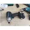 Image 4 : Makita 18V Tools: (2) 1/4'' Impact , Angle Grinder, Drill, Charger,