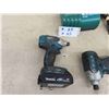Image 5 : Makita 18V Tools: (2) 1/4'' Impact , Angle Grinder, Drill, Charger,