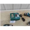 Image 6 : Makita 18V Tools: (2) 1/4'' Impact , Angle Grinder, Drill, Charger,