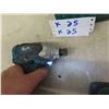 Image 7 : Makita 18V Tools: (2) 1/4'' Impact , Angle Grinder, Drill, Charger,