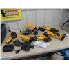 Image 1 : 6 Dewalt Cordless Tools, 7 Batteries, 3 Chargers * Not Tested, Sold AS IS