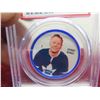 Image 2 : 1960 PSA 9 Shiriff Coins #1 Johnny Bower