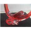 Image 2 : Vintage Chalet Glass Vase Bottom Signed 16'' Tall - Excellent Condition
