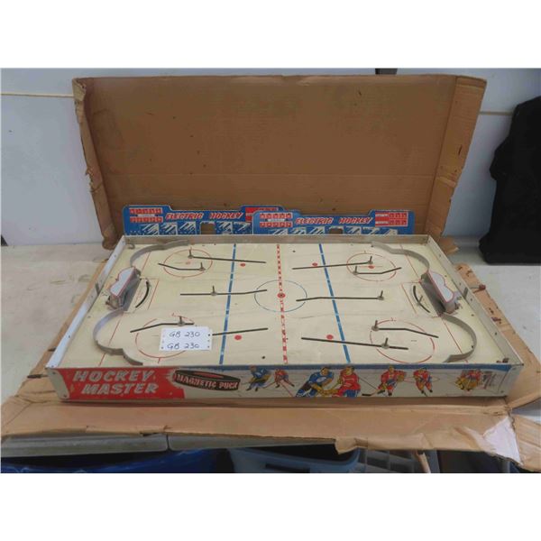 Vintage Table Top Hockey Game No Players or Puck 