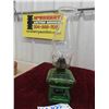 Image 8 : Vintage 2 Green Coal Oil Lanterns 13'' Tall 