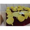 Image 2 : 30pcs Yellow Saguenay Dishes 1940-45yrs by Dominion Glass