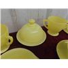 Image 8 : 30pcs Yellow Saguenay Dishes 1940-45yrs by Dominion Glass