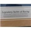 Image 2 : Nautical Picture Double Matted 26'' x 22'' Madeline VS Countess of Dufferin Yacht Race Signed