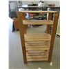 Image 1 : Wooden 5 Tier Shelf Unit 54'' H x 30'' W x 27'' D