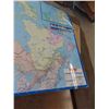 Image 9 : 2 Magnetic White Boards 36'' T x 24'' W , Large US Map 50'' x 40'' with State Flags, 