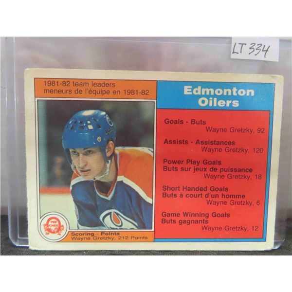 1982/83 OPC #99 Gretzky Scoring Leader 
