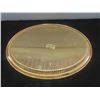 Image 2 : Mint Condition Vintage 24kt Gold Plated Serving Plate by WMF-Ikora Made in Germany 10'' x 14''