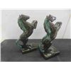 Image 2 : Mint Condition Vintage 1970s Vase & Horse Bookends BMP Canada Blue Mountain Pottery Canada 
