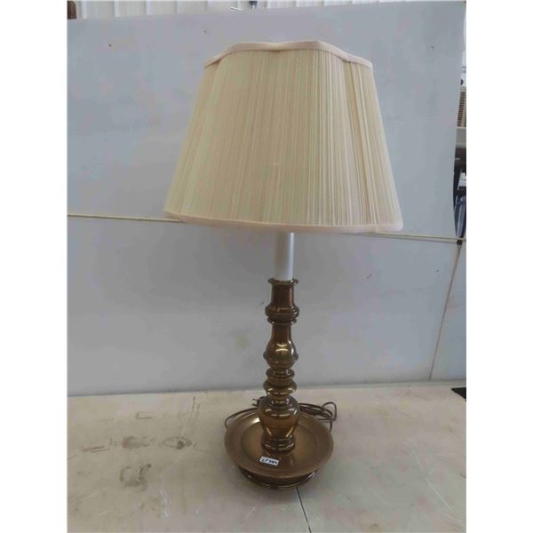Rare Find! Vintage Authentic 1970s Stiffel Table Lamp Solid Brass Heavy Amazing 