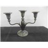 Image 2 : Rare Find! Vintage 1950s Coronet Silver Plated Triple Candlebra Candle Holder Candlestick