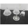 Image 1 : Rare Vintage 1970s Bohemia Hand Cut Crystal Mint Condition 2pce Candy/Dessert Dishes