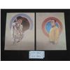 Image 1 : Vintage 1976 Classic Star Trek 8'' x 10'' Prints by Kelly Freas - Captain Kirk & Spock (Very Rare) 