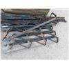 Image 2 : 8  Metal Stair Risers, 6 Wood Stair Risers