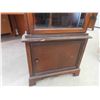 Image 5 : Walnut Corner China Cabinet 71'' x Up To 23'' x Up To 12''
