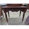 Image 10 : Heavily Detailed Carved Desk with Hutch 63'' x 36'' x 22'' 