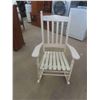 Image 2 : Painted Wood Rocking Chair 